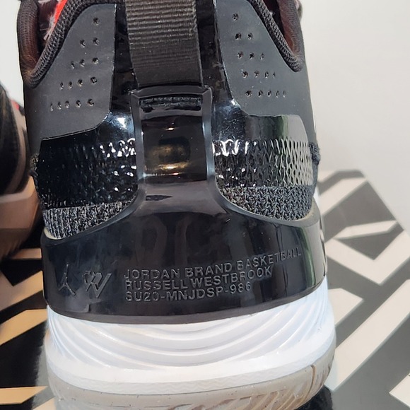 Size‎ 10.5 - Jordan Westbrook One Take Black Cement in Original Box - Picture 7 of 16